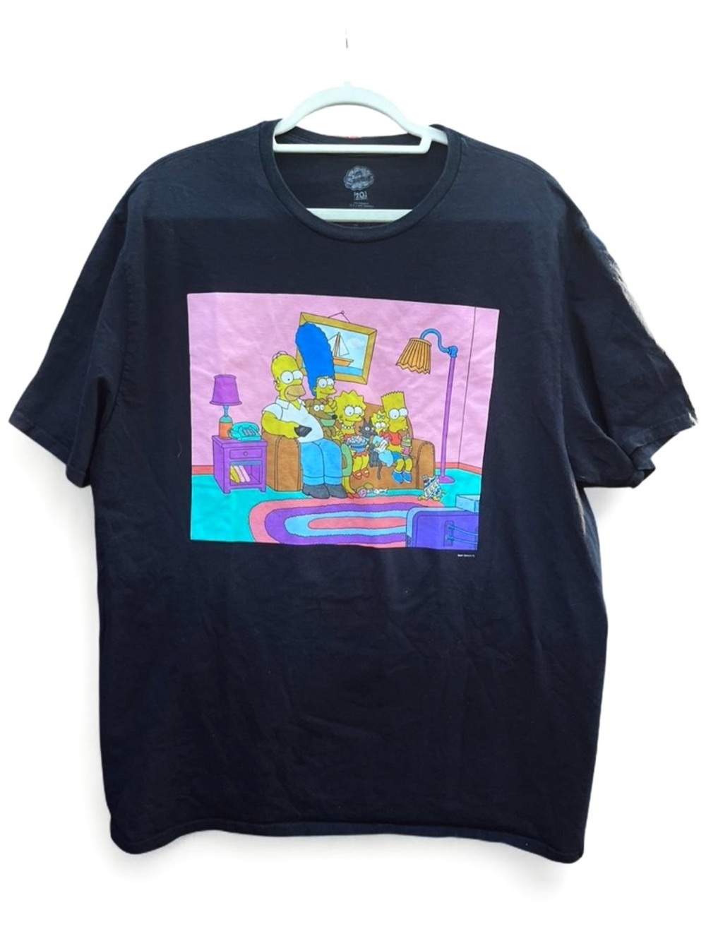 The Simpsons Family Graphic Tee - Black